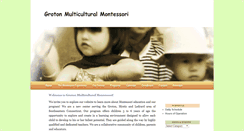 Desktop Screenshot of grotonmontessori.org